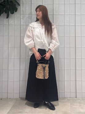 「B.C STOCK（ベーセーストック）のアイテム」を使った、Yuiさん（レディース・159cm）の春コーディネート