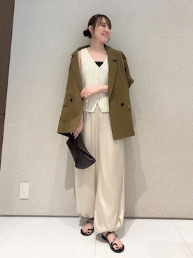 杏さん(レディース・161cm)の夏コーディネート