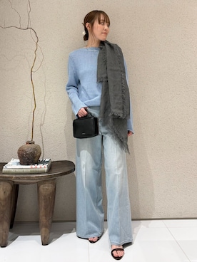 「plage（プラージュ）のLUTZ MORRIS / ルッツモリス MILLER バッグ（ハンドバッグ、ブラック系）」を使った、杏さん（レディース）の冬コーディネート