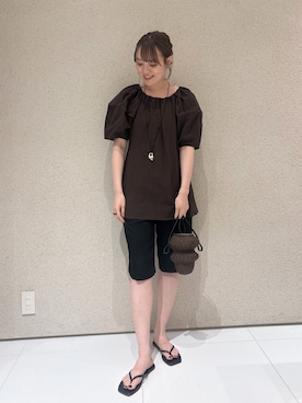 杏さん(レディース・161cm)の夏コーディネート