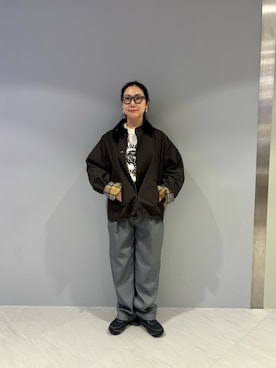 「BEAVER別注」｜小林さん（レディース・155cm）の夏コーディネート