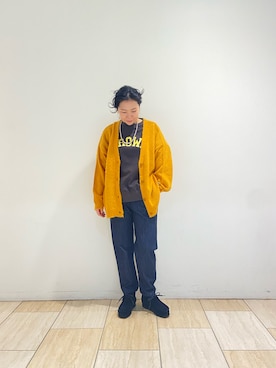 「FANEUIL（ファヌル）のアイテム」を使った、小林さん（レディース・155cm）の秋コーディネート