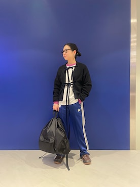 「PACKING（パッキング）のアイテム」を使った、小林さん（レディース・155cm）の冬コーディネート