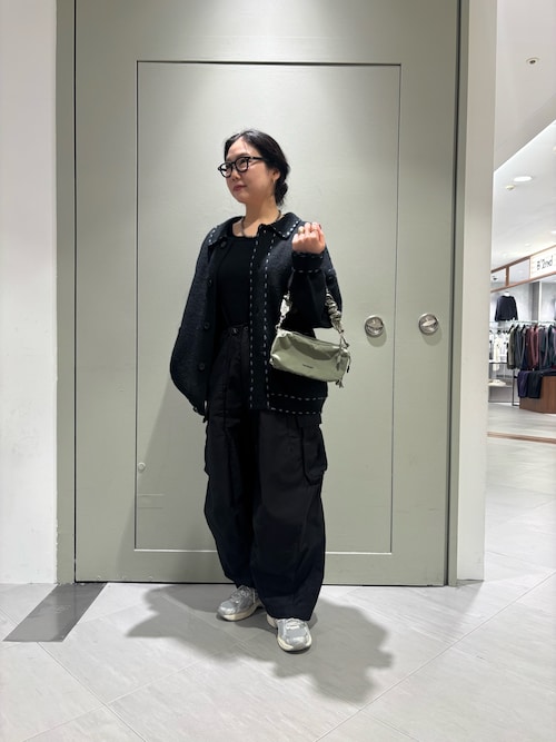 BEAVER ���É��p���R�X���т���̃J�[�f�B�K��/�{�����uB omnivore/�r�[�I���j�{�[�@�N��KNIT HAND JACKET�iBEAVER�b�r�[�o�[�j�v���g�����R�[�f�B�l�[�g