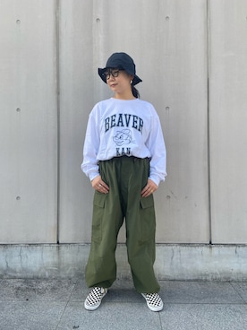 「BEAVER名古屋」｜「アイテム（アクセサリー）」を使った、小林さん（レディース・155cm）の夏コーディネート