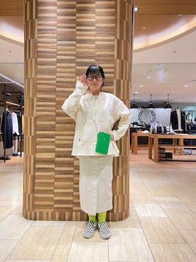 「MASTER&Co（マスターアンドコー）のアイテム（バッグ）」を使った、小林さん（レディース・155cm）の冬コーディネート