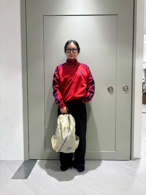 BEAVER ���É��p���R�X���т���̂��̑��p���c�uB omnivore/�r�[�I���j�{�[ STRETCH POLYESTER BELT LOOSE PANTS�@�X�g���b�`�|���G�X�e���x���g���[�Y�p���c�iBEAVER�b�r�[�o�[�j�v���g�����R�[�f�B�l�[�g