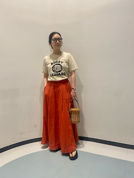 小林さん（レディース・155cm）の夏コーディネート