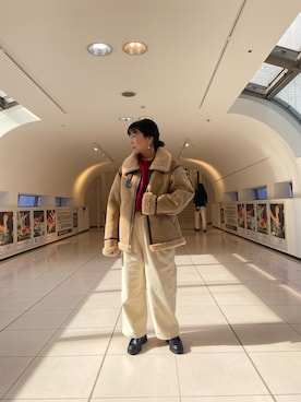 「Retro Grade（レトログレード）のアイテム」を使った、小林さん（レディース・155cm）の秋コーディネート