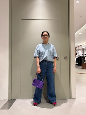 「アイテム（スマホグッズ）」を使った、小林さん（レディース・155cm）の夏コーディネート