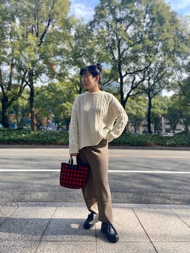 小林さん（レディース・155cm）の秋コーディネート