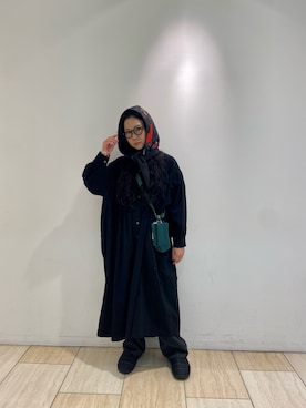 「MANASTASH（マナスタッシュ）のアイテム（PC・スマホグッズ/家電）」を使った、小林さん（レディース・155cm）の秋コーディネート