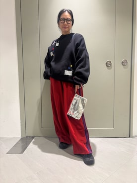 「アイテム（スマホグッズ）」を使った、小林さん（レディース・155cm）の冬コーディネート