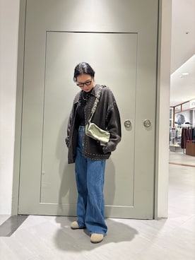 「BEAVER（ビーバー）のアイテム」を使った、小林さん（レディース・155cm）の秋コーディネート