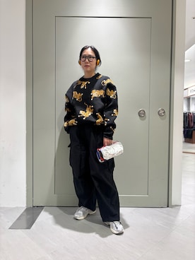 「アイテム（PC・スマホグッズ/家電）」を使った、小林さん（レディース・155cm）の秋コーディネート