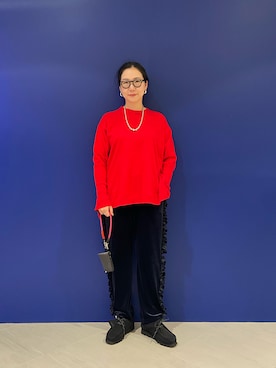 「トポロジー」｜小林さん（レディース・155cm）の秋コーディネート