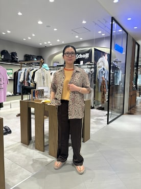 「ショット」｜「アイテム（サンダル）」を使った、小林さん（レディース・155cm）の春コーディネート