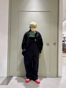 「MANASTASH（マナスタッシュ）のアイテム」を使った、小林さん（レディース・155cm）の春コーディネート