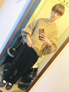 「Ray BEAMS（レイビームス）のアイテム」を使った、オシャポさん（レディース・167cm・40代）の冬コーディネート