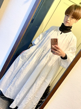 「アイテム（ワンピース/ドレス）」を使った、オシャポさん（レディース・167cm・40代）の冬コーディネート