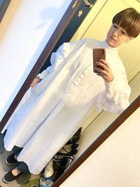 「アイテム（ワンピース/ドレス）」を使った、オシャポさん（レディース・167cm・40代）の冬コーディネート