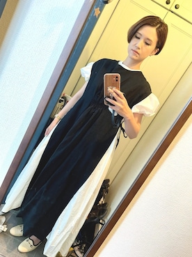 「アイテム（ワンピース/ドレス）」を使った、オシャポさん（レディース・167cm・40代）の夏コーディネート