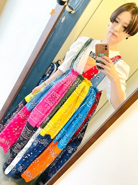 「アイテム（ワンピース/ドレス）」を使った、オシャポさん（レディース・167cm・40代）の春コーディネート