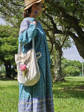 「アイテム（サンダル）」を使った、あお✳さん（レディース・156cm）の夏コーディネート