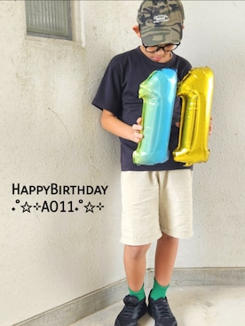 「アイテム（スキンケア）」を使った、あお✳さん（キッズ・140cm）の夏コーディネート