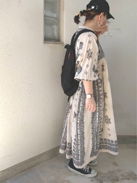 「ごきげんウィーク」｜「アイテム（腕時計）」を使った、あお✳さん（レディース・156cm）の春コーディネート