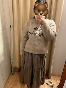 「SM2（エスエムツー）のアイテム」を使った、ゆりなさん（レディース・158cm）の冬コーディネート