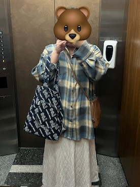 「Lee（リー）のアイテム（バッグ）」を使った、ゆりなさん（レディース・158cm）の冬コーディネート