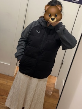 「GAP（ギャップ）のアイテム」を使った、ゆりなさん（レディース・158cm）の冬コーディネート