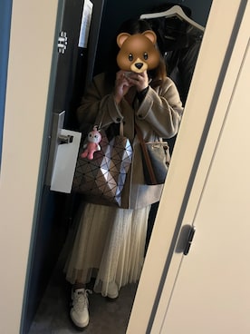 「Honeys（ハニーズ）のアイテム」を使った、ゆりなさん（レディース・158cm）の秋コーディネート