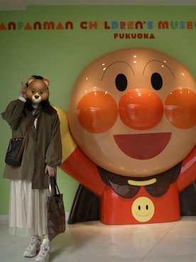 「Honeys（ハニーズ）のアイテム」を使った、ゆりなさん（レディース・158cm）の秋コーディネート