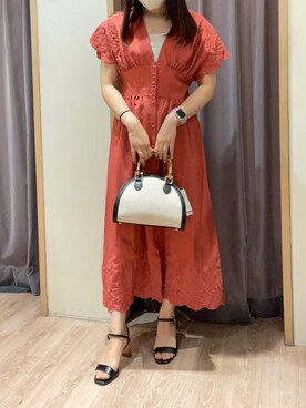 「カシュクール」｜「アイテム（その他）」を使った、rioさん（レディース・162cm）の夏コーディネート