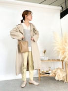 IENA（イエナ）の「アセテートコットンオーバーチェスターコート