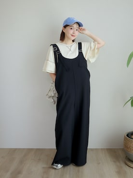 「Java（ジャバ）のアイテム（Tシャツ/カットソー）」を使った、てらさん（レディース・163cm）の夏コーディネート