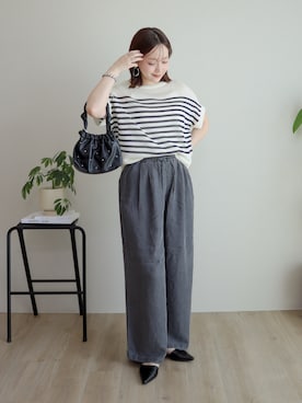 「GLOBAL WORK（グローバルワーク）のアイテム」を使った、てらさん（レディース・163cm）の夏コーディネート