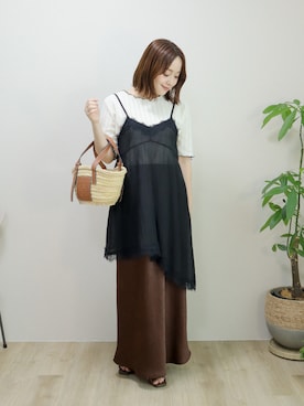 「classicalelf（クラシカルエルフ）のアイテム」を使った、てらさん（レディース・163cm）の夏コーディネート