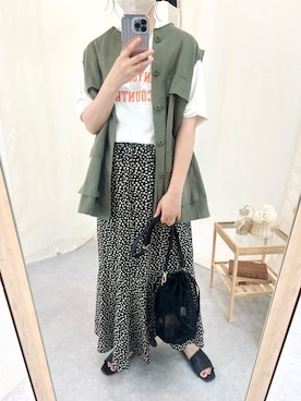 てらさん（レディース・161cm）の夏コーディネート