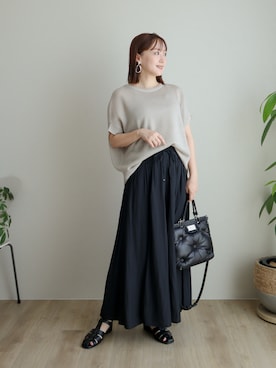 「classicalelf（クラシカルエルフ）のアイテム（パンツ）」を使った、てらさん（レディース・163cm）の夏コーディネート
