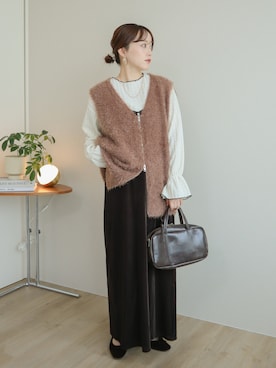 「Aunt Marie's（アントマリーズ）のアイテム」を使った、てらさん（レディース・163cm）の秋コーディネート
