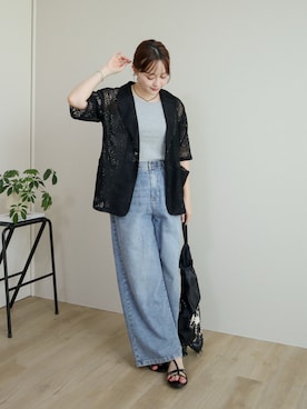 「classicalelf（クラシカルエルフ）のアイテム」を使った、てらさん（レディース・163cm）の夏コーディネート