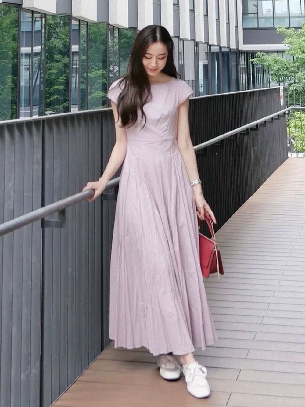 【1】MARIHA ワンピース　ピンク MARIHA（マリハ）の「＜MARIHA（マリハ）＞LADY MAXI