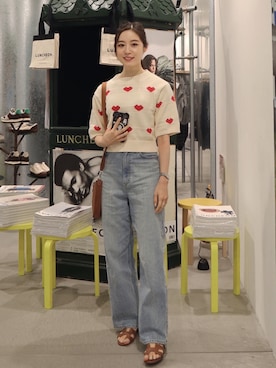 「CHAROL（シャロル）のアイテム」を使った、Mizukiさん（レディース・165cm）の春コーディネート