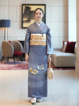 「着物」｜Mizukiさん（レディース・165cm）の春コーディネート