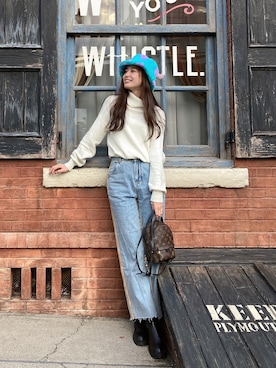 「ニット/セーター」｜Mizukiさん（レディース・164cm）の冬コーディネート