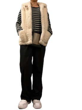 「SANSeLF（サンセルフ）のアイテム（その他アウター）」を使った、NAOさん（レディース・162cm）の秋コーディネート