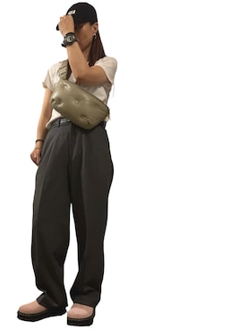 「アイテム（腕時計）」を使った、NAOさん（レディース・162cm）の夏コーディネート